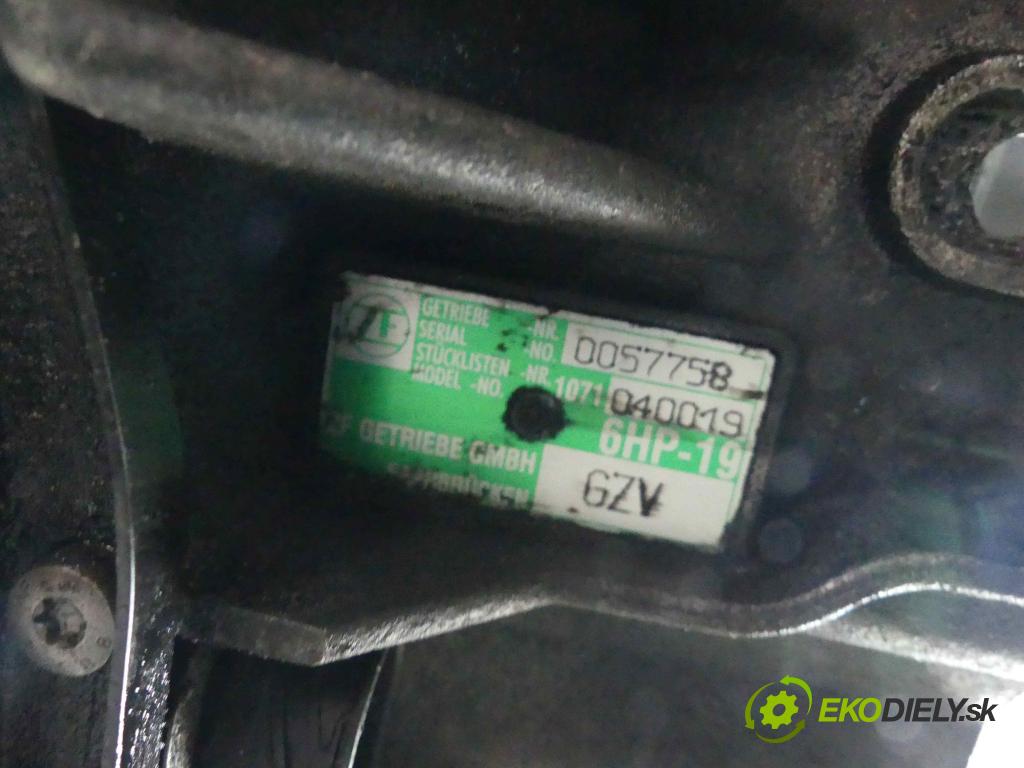 Audi A8 D3 2002-2009 3.0 tdi 232KM automatic 171 kW 2967 cm3 4- prevodovka stupeň,rýchlosť automat GZV