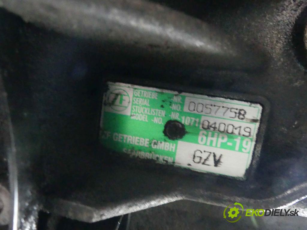 Audi A8 D3 2002-2009 3.0 tdi 232KM automatic 171 kW 2967 cm3 4- prevodovka stupeň,rýchlosť automat GZV