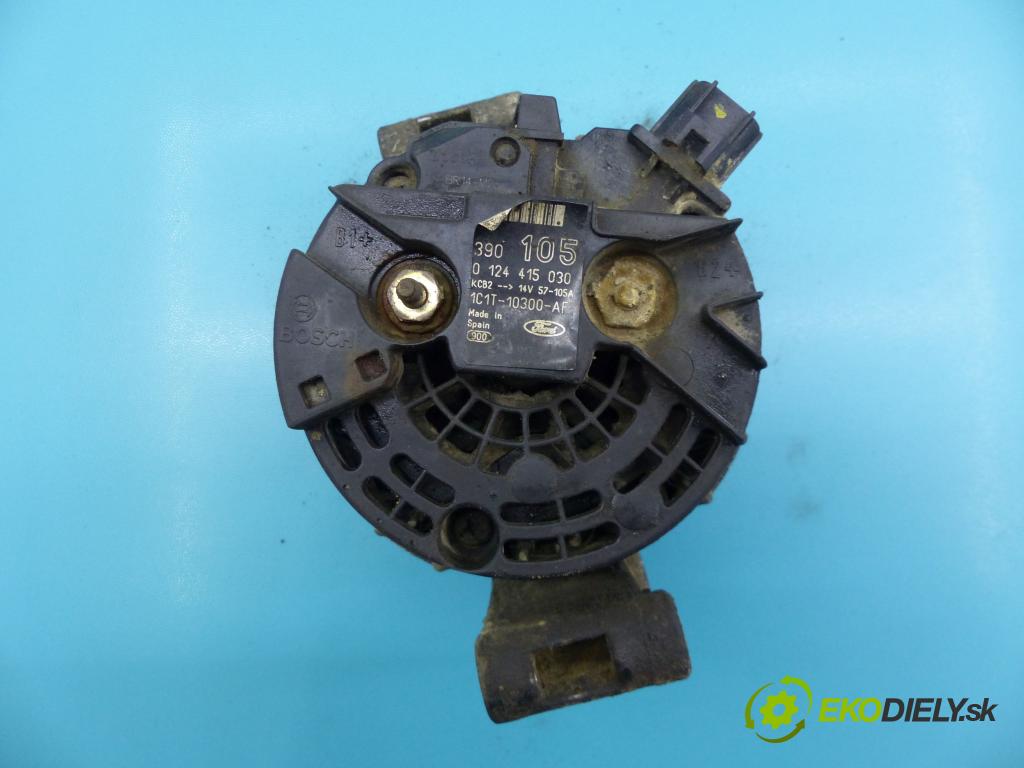 Ford Transit 2000-2006 2.0 tddi 85 hp manual 62,5 kW 1998 cm3 5- Alternator 0124415030 (Alternátory)