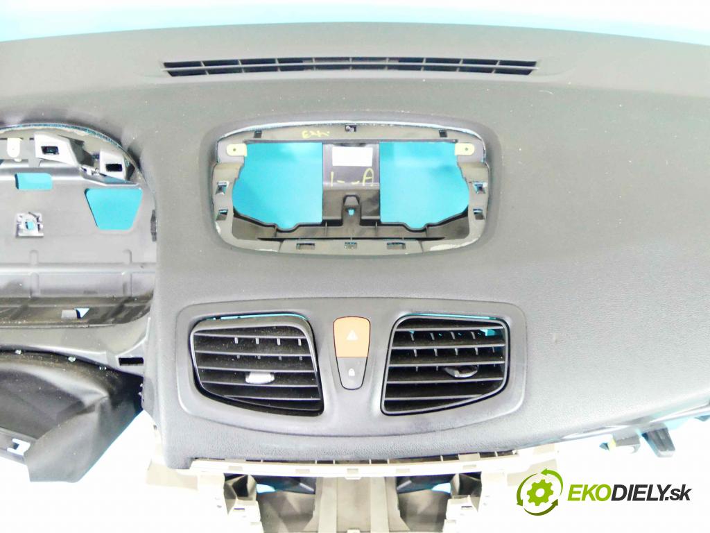 Renault Fluence 1.6 16V 110 HP manual 81 kW 1598 cm3 4- kokpit,pristrojová doska rozdeľovacia
