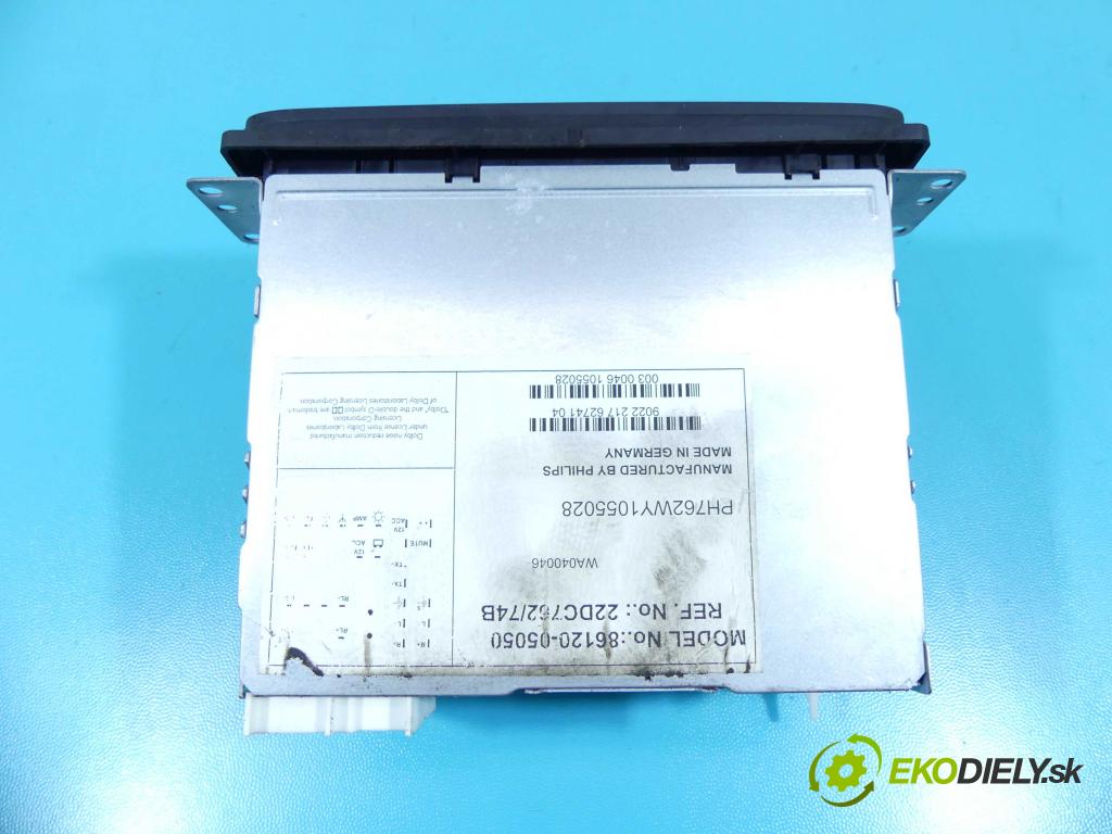 Toyota Avensis I T22 1997-2003 2.0 d4d 110 HP manual 81 kW 1995 cm3 5- Radio originál 86120-05050