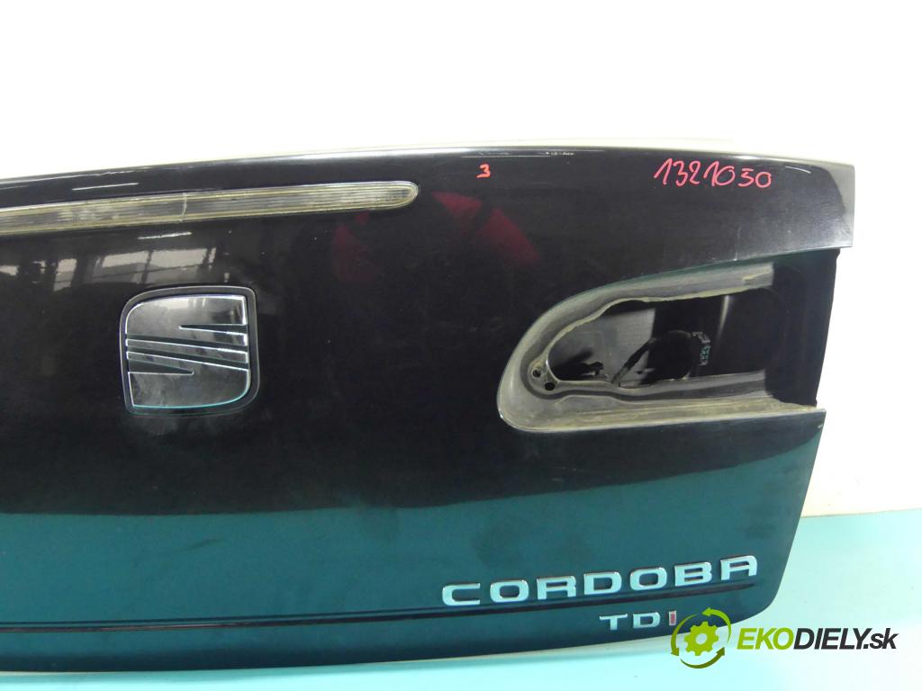 Seat Cordoba II 6L 2002-2008 1.9 tdi 101 hp manual 74 kW 1896 cm3 4- zadní kufrové dveře  (Zadní kapoty)