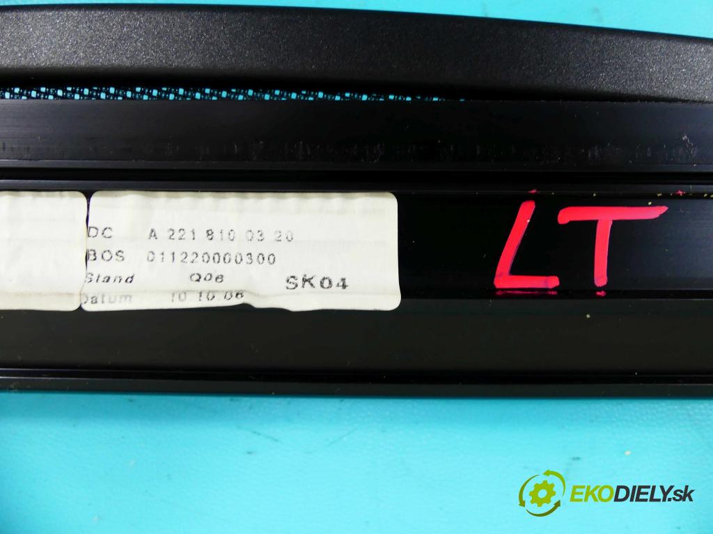 Mercedes S W221 2005-2013 3.0 cdi 235 HP automatic 173 kW 2987 cm3 4- roleta A2218100320 (Rolety kufra)