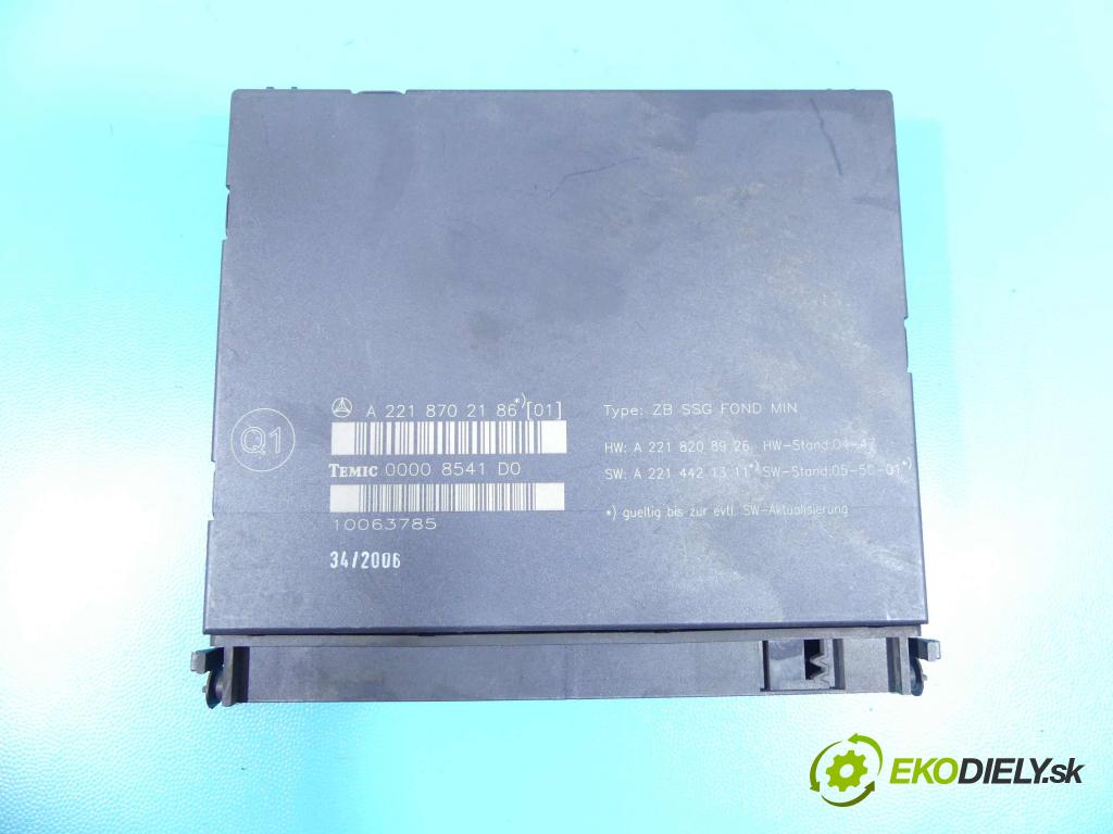 Mercedes S W221 2005-2013 3.0 cdi 235 HP automatic 173 kW 2987 cm3 4- modul riadiaca jednotka A2218702186 (Ostatné)