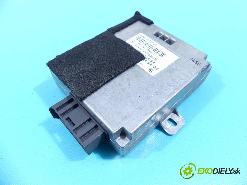 Mercedes S W221 2005-2013 3.0 cdi 235 HP automatic 173 kW 2987 cm3 4- modul riadiaca jednotka A2218707226 (Ostatné)