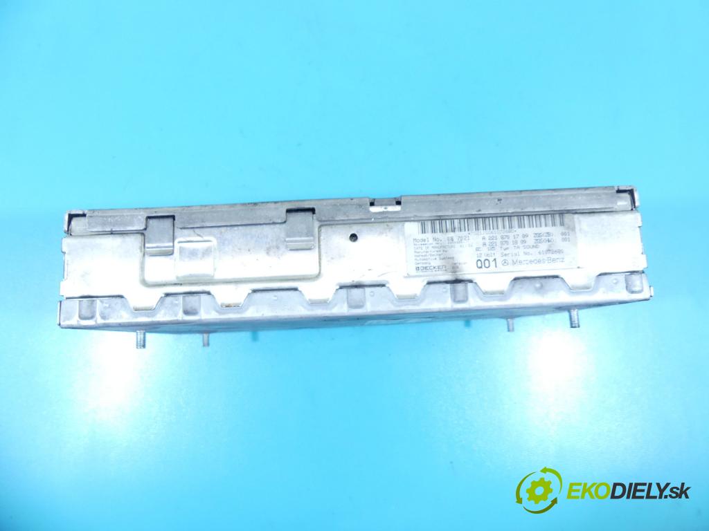Mercedes S W221 2005-2013 3.0 cdi 235 HP automatic 173 kW 2987 cm3 4- Zesilovač: A2218701789 (Zosilňovače)