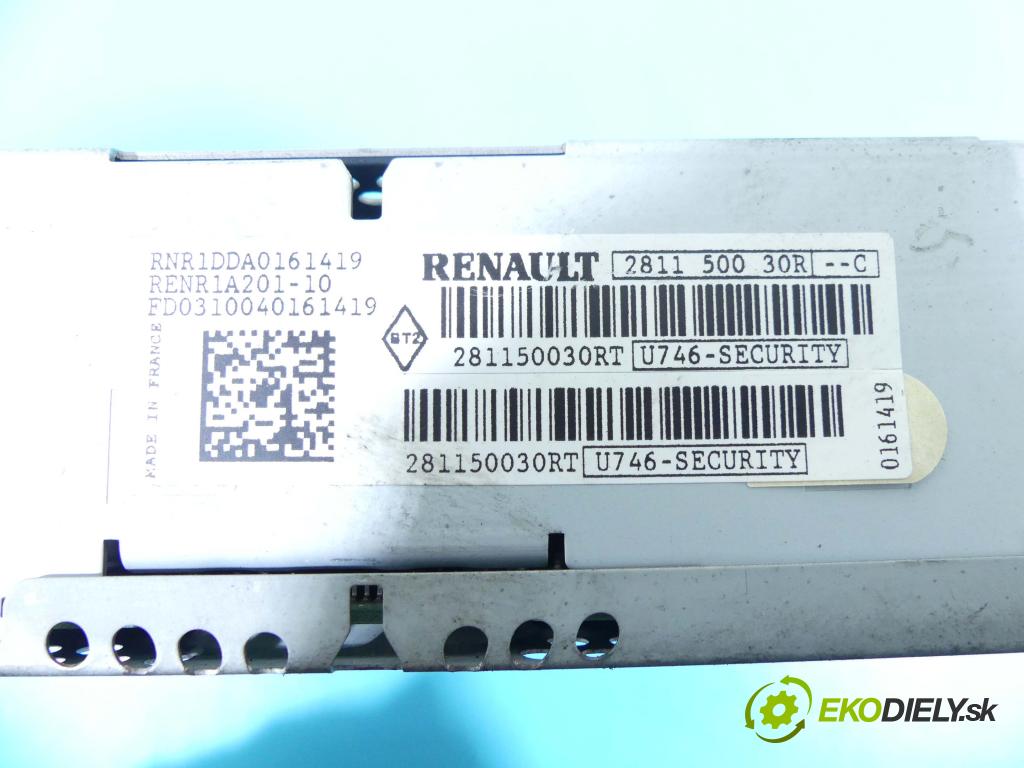 Renault Fluence 1.6 16V 110 HP manual 81 kW 1598 cm3 4- Radio originál 281150030R