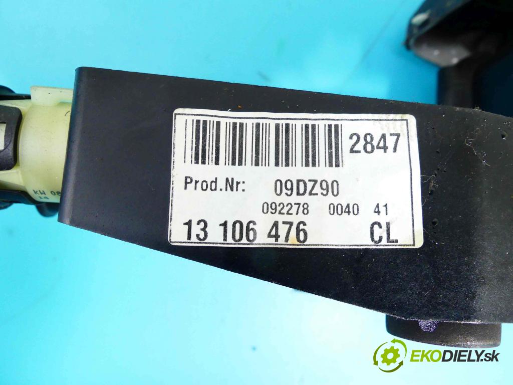 Opel Vectra C 2002-2008 2.0 T 175 HP manual 129 kW 1998 cm3 5- Páka: Změny: stupeň,rýchlosť 13106476 (Rýchlostné páky / kulisy)