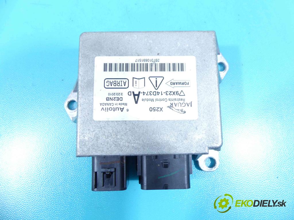 Jaguar XF I X250 2007-2015 3.0 V6 211KM automatic 155 kW 2993 cm3 4- modul riadiaca jednotka 9X23-14D374-AD (Ostatné)