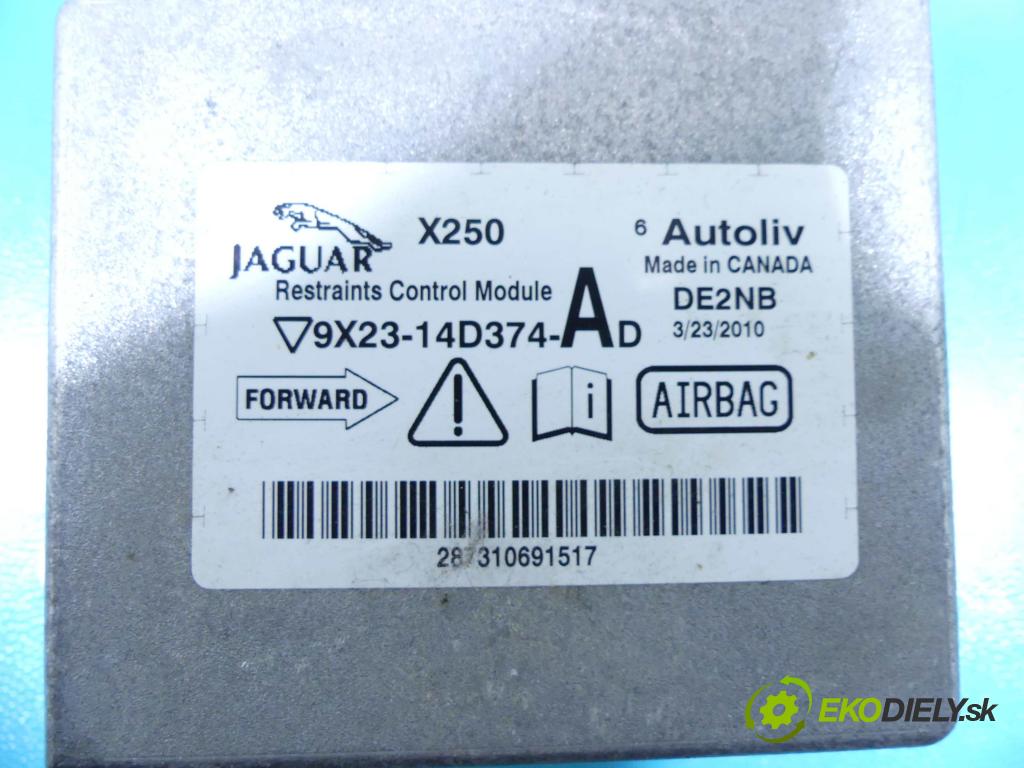 Jaguar XF I X250 2007-2015 3.0 V6 211KM automatic 155 kW 2993 cm3 4- modul riadiaca jednotka 9X23-14D374-AD (Ostatné)