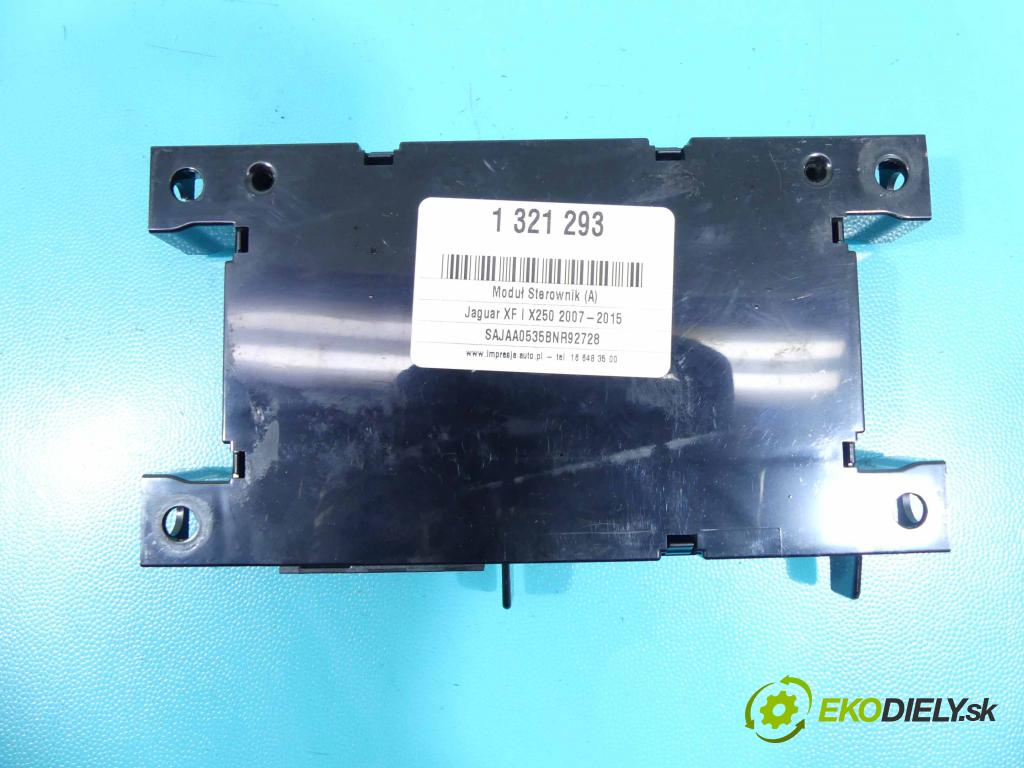 Jaguar XF I X250 2007-2015 3.0 V6 211KM automatic 155 kW 2993 cm3 4- modul riadiaca jednotka 7G9N-10D893-AG (Ostatné)