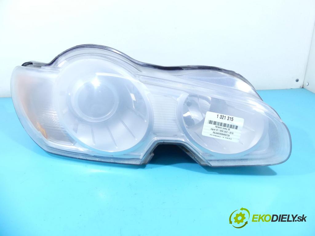 Jaguar XF I X250 2007-2015 3.0 V6 211KM automatic 155 kW 2993 cm3 4- Reflektor: pravý  (Pravé)