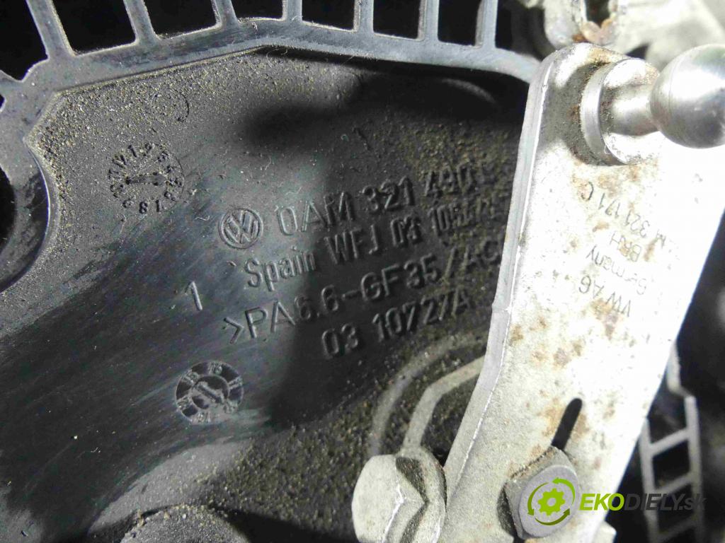 Vw Golf VI 2008-2013 1.6 tdi 105 HP automatic 77 kW 1598 cm3 5- prevodovka stupeň,rýchlosť automat NTS