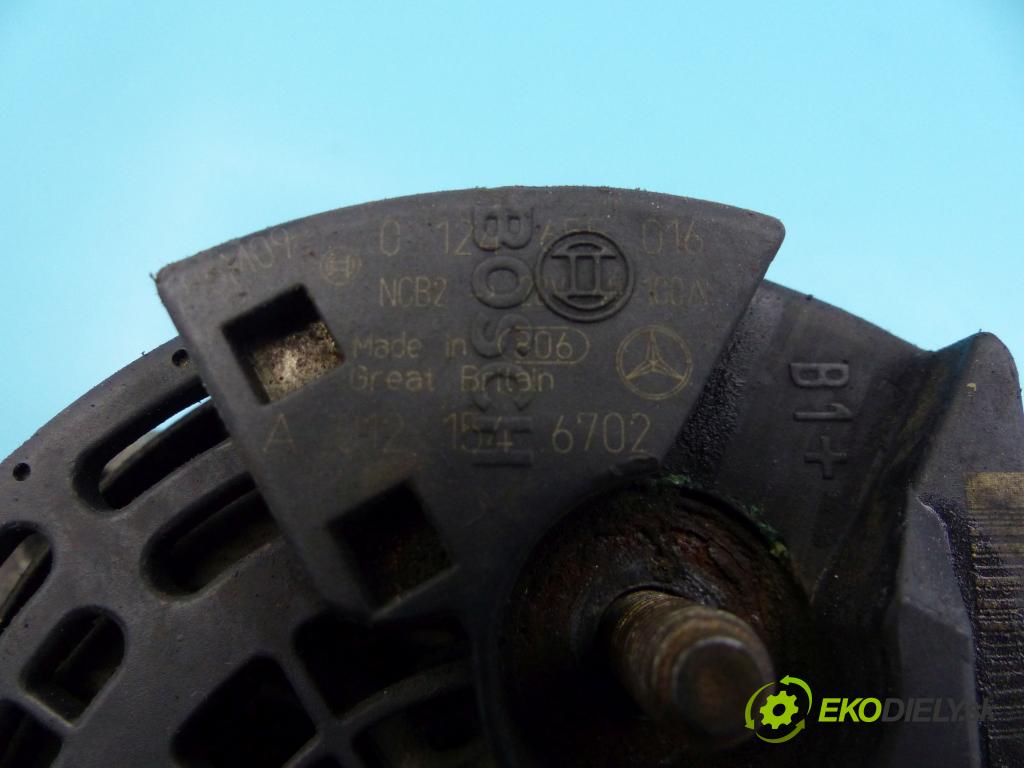 Vw Golf IV 1997-2003 1.6 SR 101 hp manual 74 kW 1595 cm3 3- Alternator 0124655016 (Alternátory)