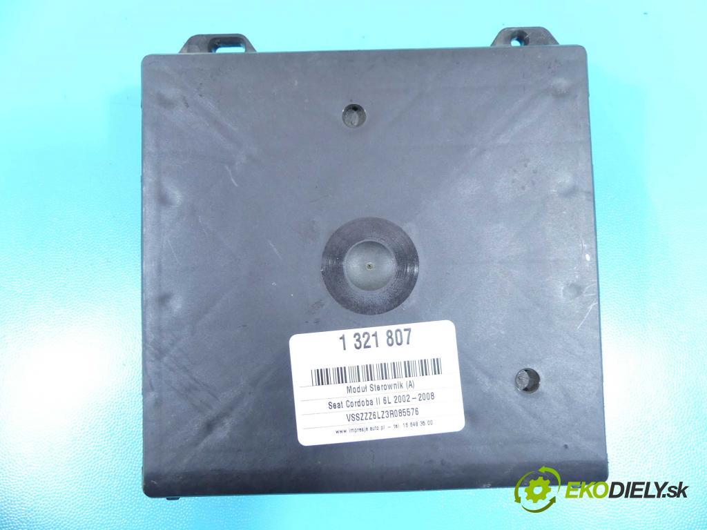 Seat Cordoba II 6L 2002-2008 1.9 tdi 101 HP manual 74 kW 1896 cm3 4- modul riadiaca jednotka 6Q1937049C (Ostatné)