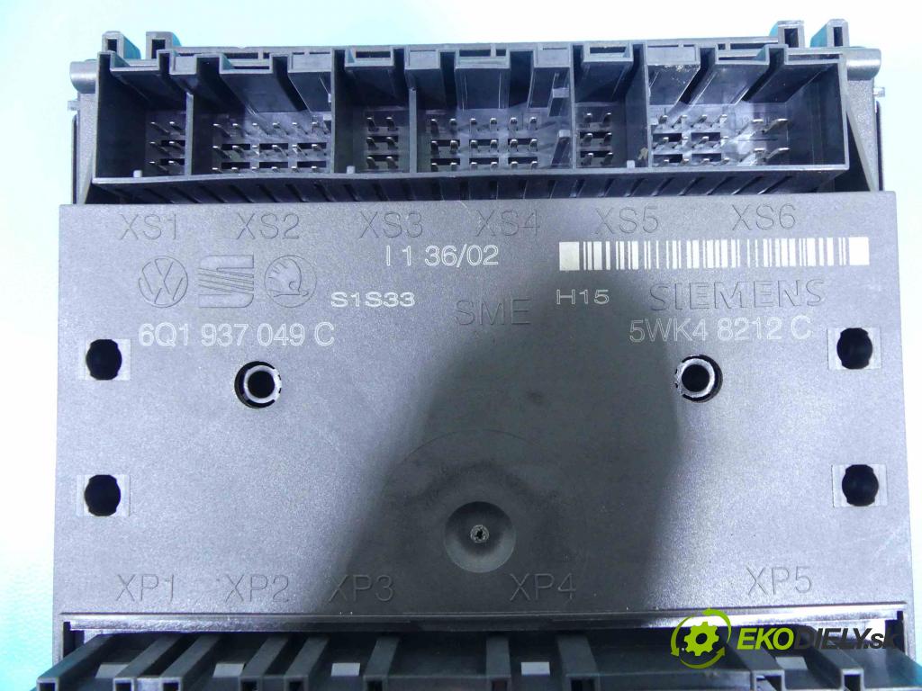 Seat Cordoba II 6L 2002-2008 1.9 tdi 101 HP manual 74 kW 1896 cm3 4- modul riadiaca jednotka 6Q1937049C (Ostatné)