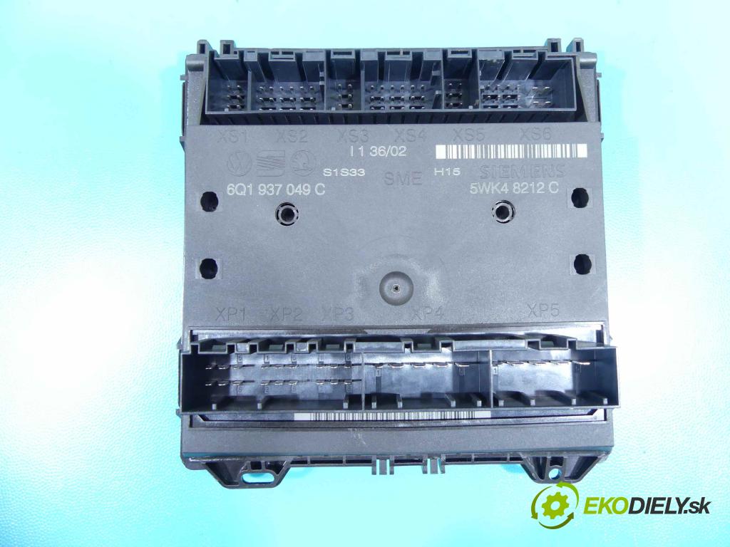 Seat Cordoba II 6L 2002-2008 1.9 tdi 101 HP manual 74 kW 1896 cm3 4- modul riadiaca jednotka 6Q1937049C (Ostatné)