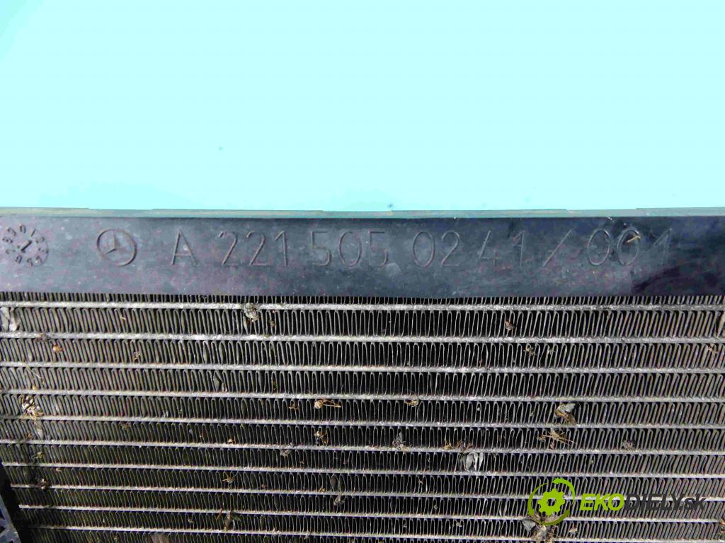 Mercedes S W221 2005-2013 3.0 cdi 235 HP automatic 173 kW 2987 cm3 4- chladič klimatizácie A2215000554/001 (Chladiče klimatizácie)