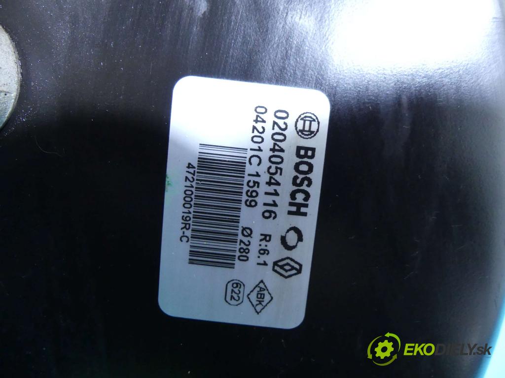 Renault Fluence 1.6 16V 110 HP manual 81 kW 1598 cm3 4- servo brzdové 0204054116