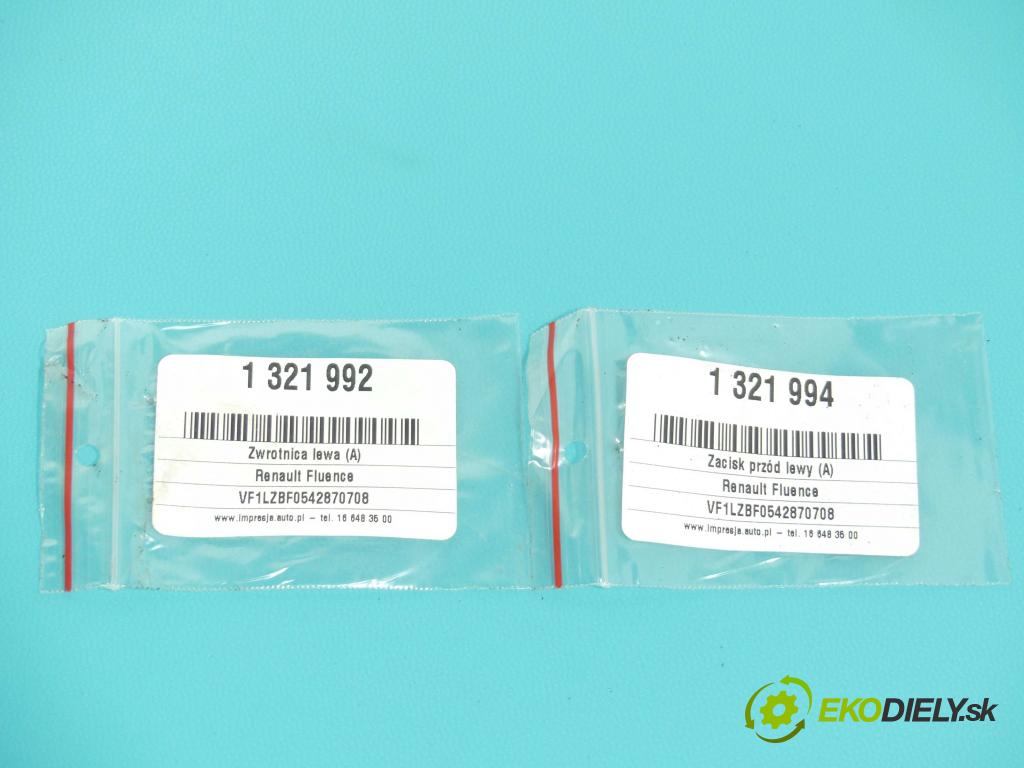 Renault Fluence 1.6 16V 110 HP manual 81 kW 1598 cm3 4- náboj ľavé  (Náboje)