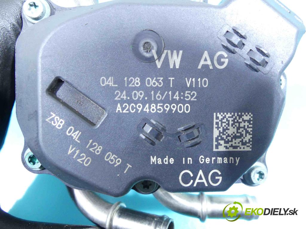 Skoda Octavia III 2013- 1.6 tdi 110 HP manual 81 kW 1598 cm3 5- klapka A2C94859900 (Škrtiace klapky)