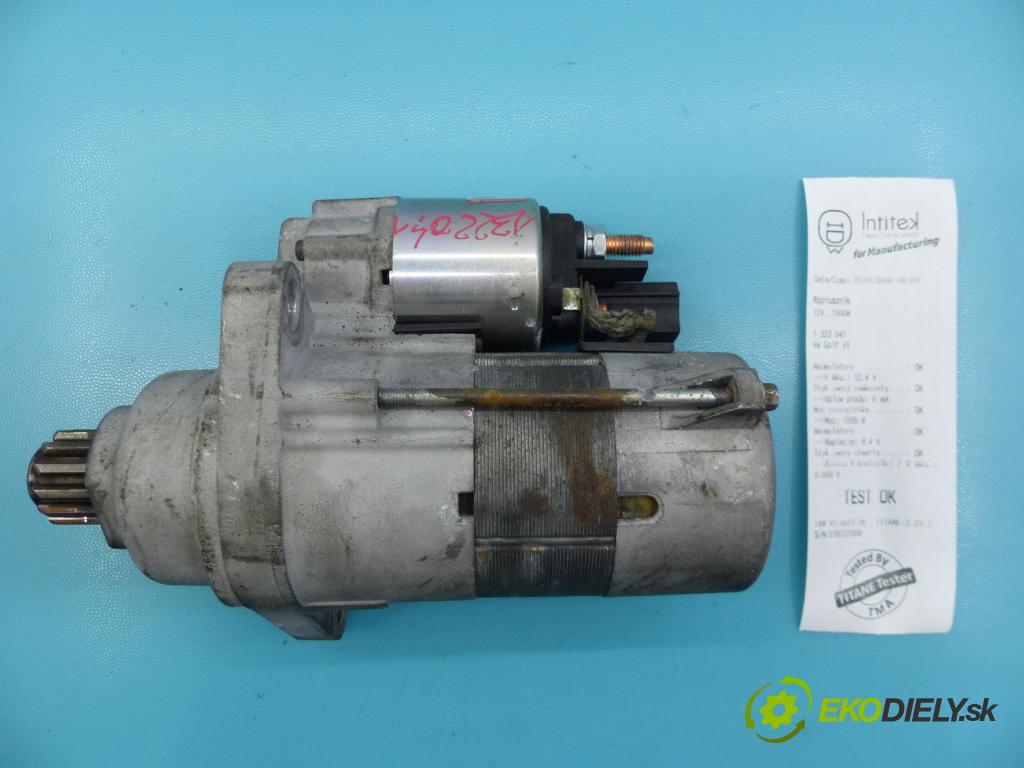 Vw Golf VI 2008-2013 1.6 tdi 105 HP automatic 77 kW 1598 cm3 5- štartér TS18ER20 (Štartéry)