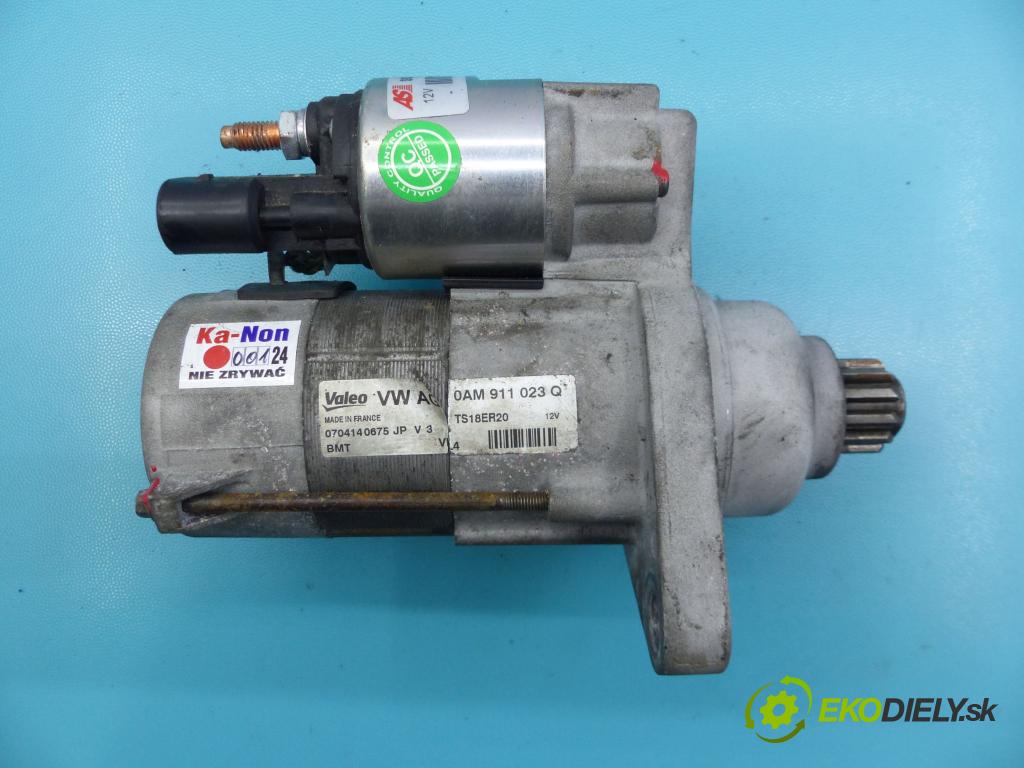 Vw Golf VI 2008-2013 1.6 tdi 105 HP automatic 77 kW 1598 cm3 5- štartér TS18ER20 (Štartéry)