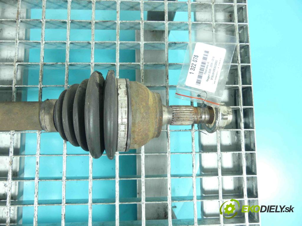 Peugeot 3008 I 2009-2016 1.6 hdi 114 HP manual 84 kW 1560 cm3 5- poloos ľavé 2811702 (Poloosy)