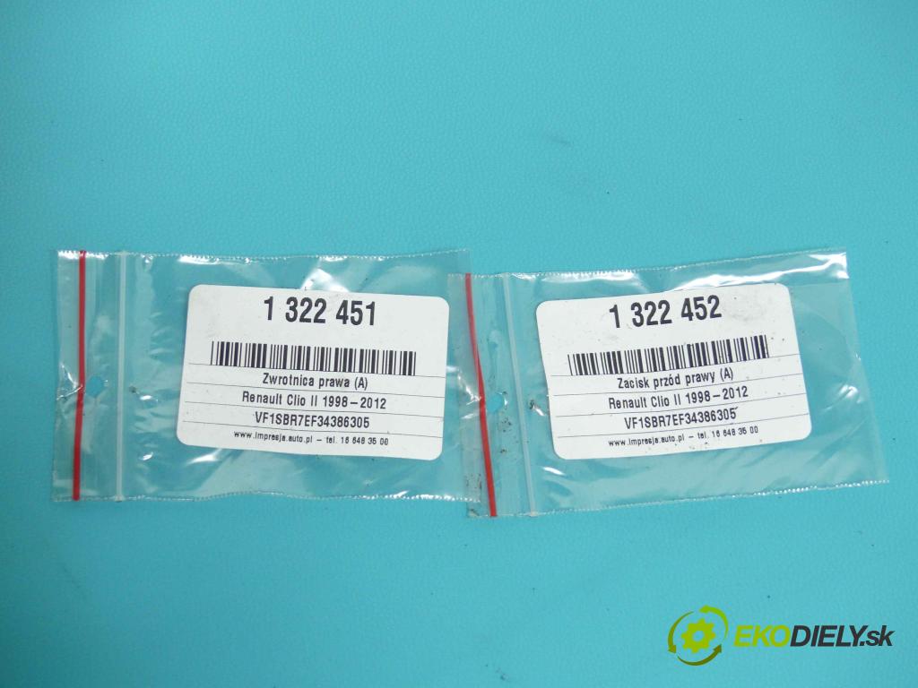 Renault Clio II 1998-2012 1.5 dci 65 HP manual 48 kW 1461 cm3 3- náboj pravé  (Náboje)