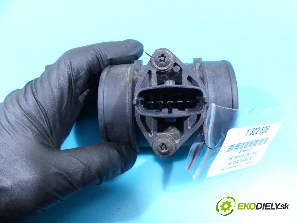 Opel Meriva A 2002-2010 1.7 dti 75 HP manual 55 kW 1686 cm3 5- průtokoměr: 0281002579 (Váhy vzduchu)