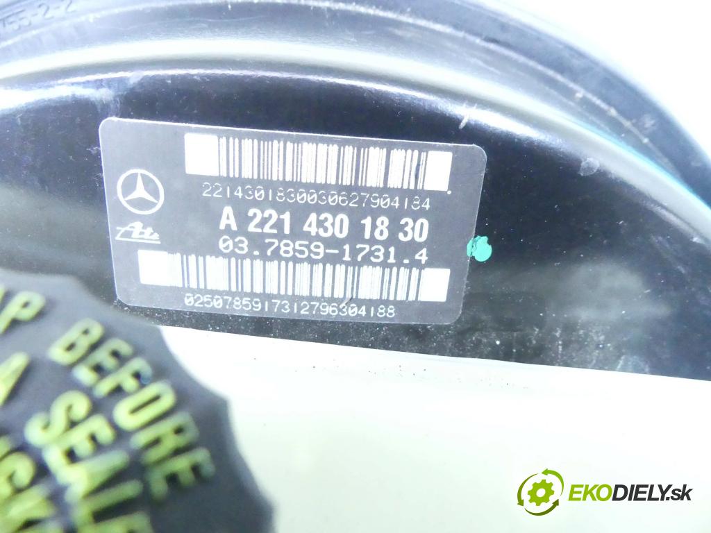 Mercedes S W221 2005-2013 3.0 cdi 235 HP automatic 173 kW 2987 cm3 4- servo brzdové A2214301830