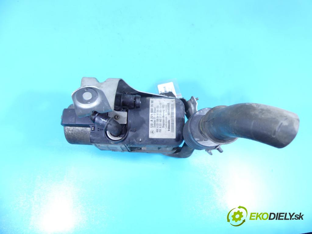 Mercedes S W221 2005-2013 3.0 cdi 235 hp automatic 173 kW 2987 cm3 4- Webasto A2215002698 (Webasto ohřívače)