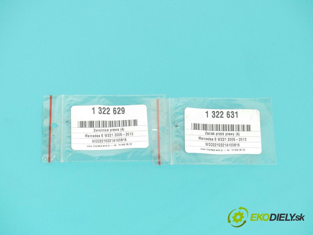 Mercedes S W221 2005-2013 3.0 cdi 235 HP automatic 173 kW 2987 cm3 4- náboj pravé  (Náboje)