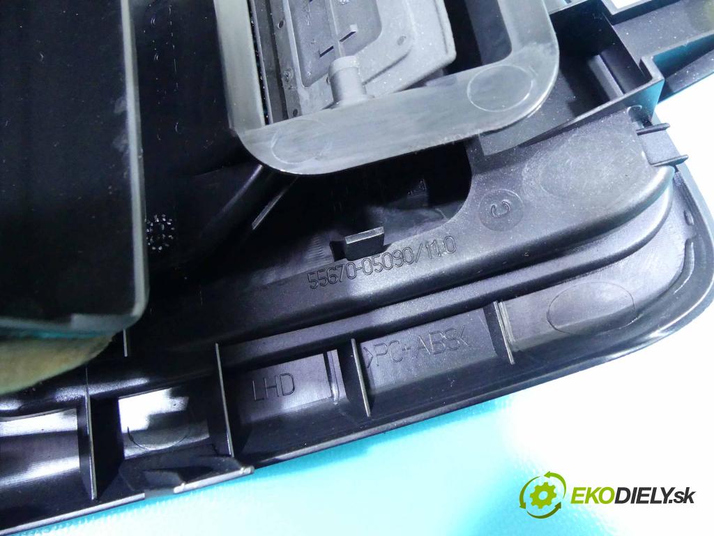 Toyota Avensis III T27 2009-2018 2.2 d4d 150 HP manual 110 kW 2231 cm3 4- Mřížka: kúrenia stredová 55670-05090 (Mriežky kúrenia (fukáre))