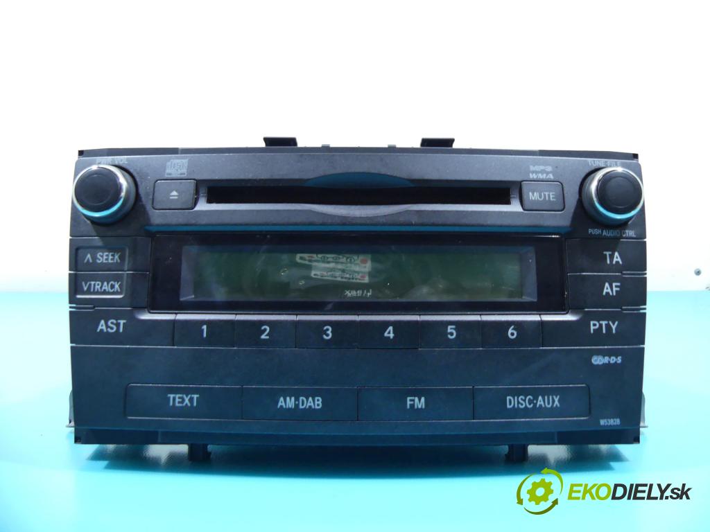 Toyota Avensis III T27 2009-2018 2.2 d4d 150 hp manual 110 kW 2231 cm3 4- Radio továrna: 86120-05150