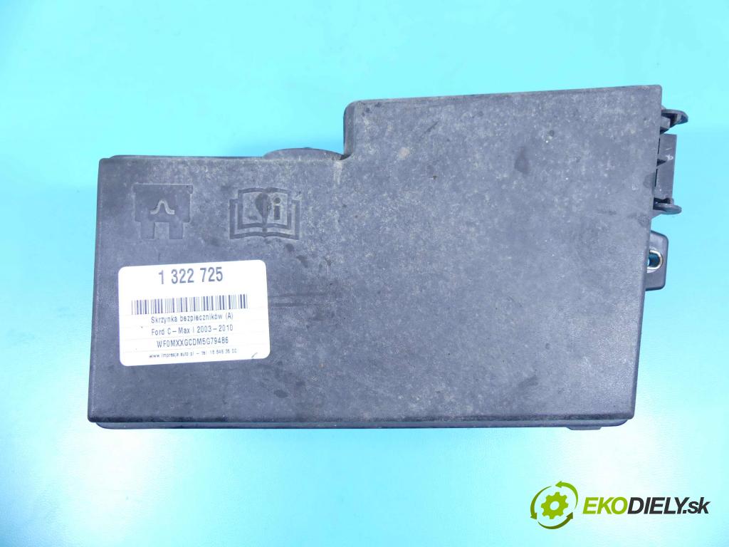 Ford C-Max I 2003-2010 1.8 tdci 116 hp manual 85 kW 1753 cm3 5- skříňka pojistková 3M5T-14A142-AB (Pojistkové skříňky)