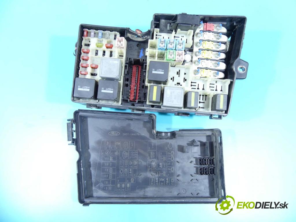 Ford C-Max I 2003-2010 1.8 tdci 116 hp manual 85 kW 1753 cm3 5- skříňka pojistková 3M5T-14A142-AB (Pojistkové skříňky)