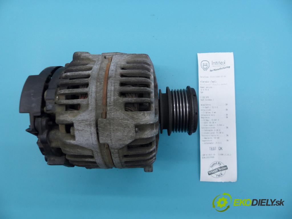 Seat Cordoba I 1993-2002 1.9 tdi 90 hp manual 66 kW 1896 cm3 5- Alternator 0124315001 (Alternátory)