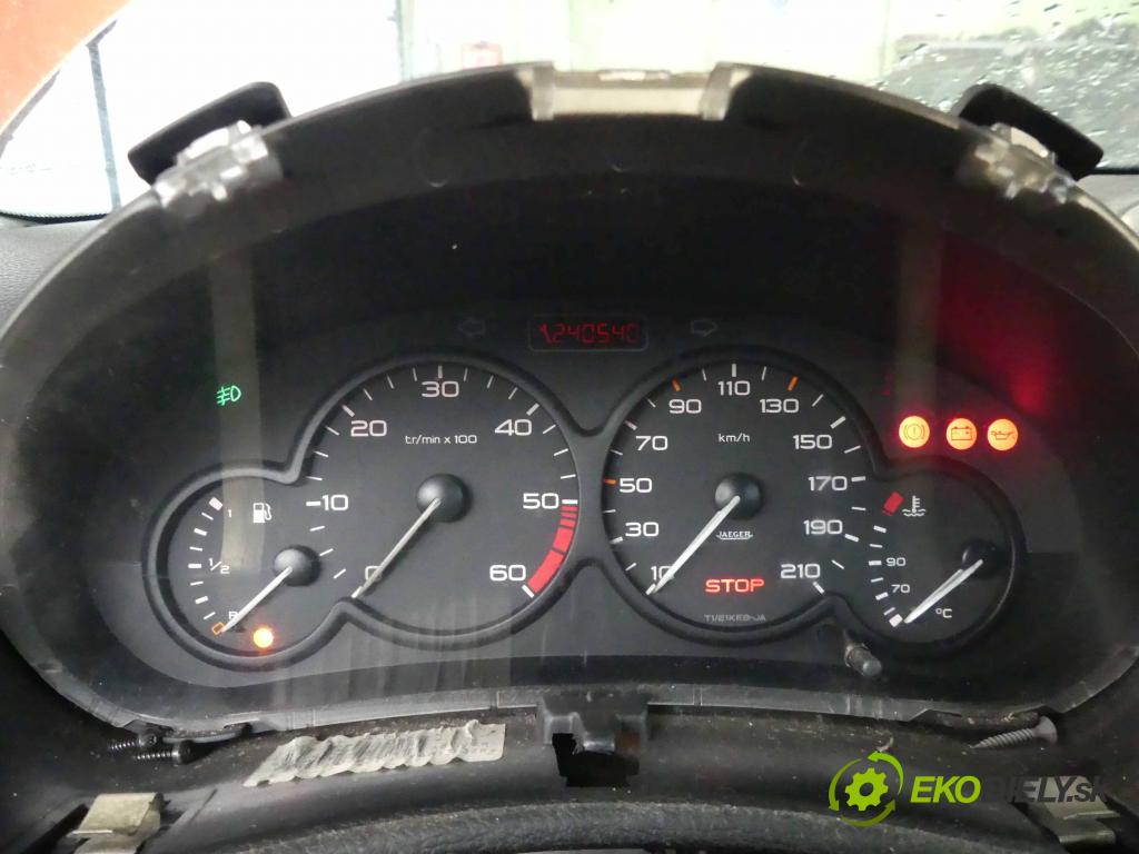 Peugeot 206 1.9d 69KM manual 51 kW 1868 cm3 5- prístrojovka/ budíky 96/349/610/80 (Prístrojové dosky, displeje)