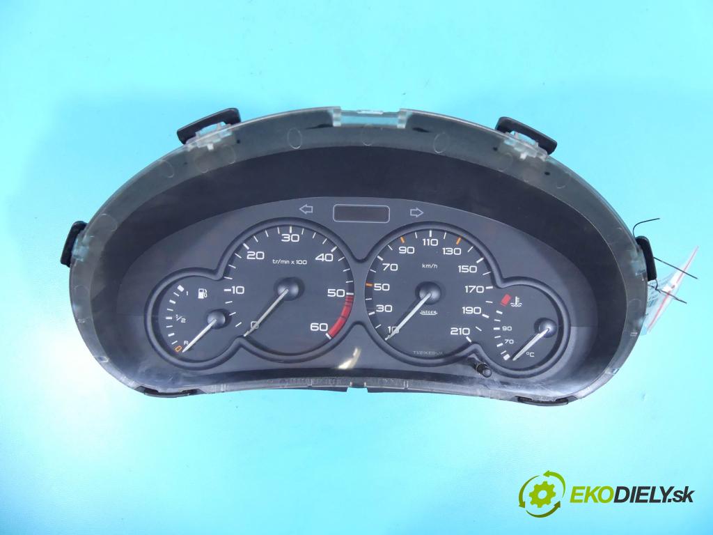 Peugeot 206 1.9d 69KM manual 51 kW 1868 cm3 5- prístrojovka/ budíky 96/349/610/80 (Prístrojové dosky, displeje)
