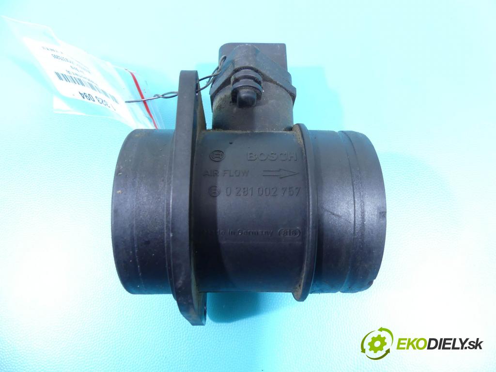 Vw Bora 1.9 tdi 116 HP manual 85 kW 1896 cm3 4- průtokoměr: 0281002757 (Váhy vzduchu)