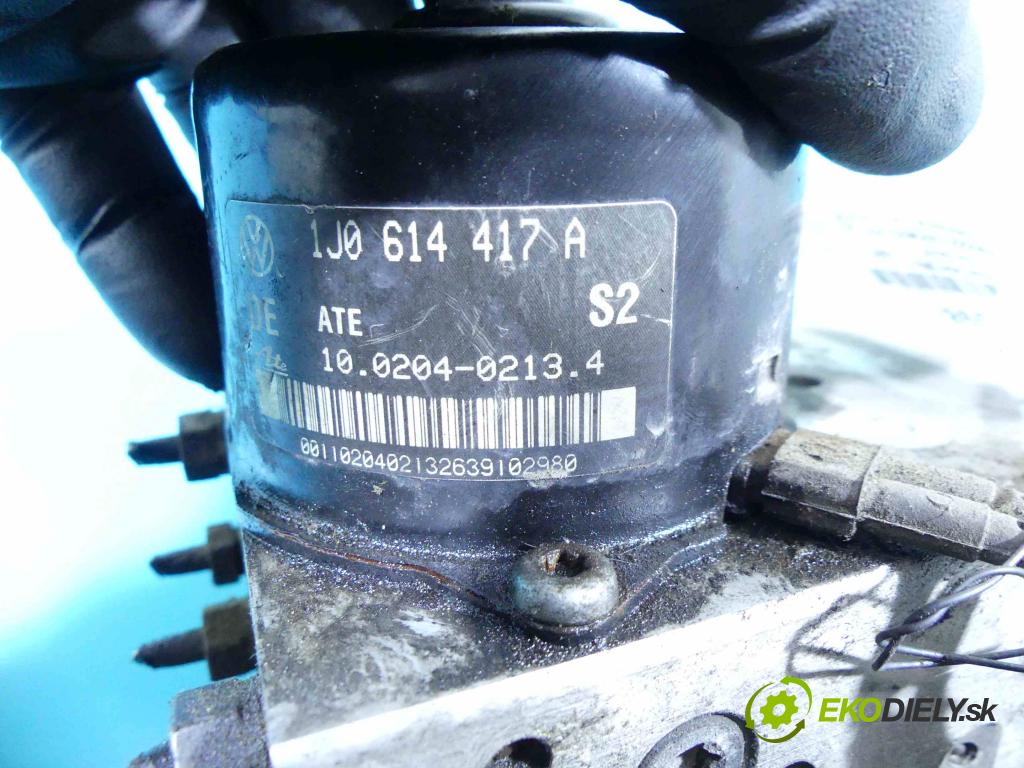 Vw Bora 1.9 tdi 116 HP manual 85 kW 1896 cm3 4- čerpadlo abs 1J0614417A (Pumpy ABS)