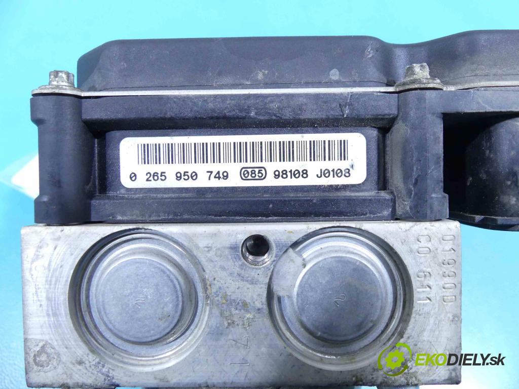 Toyota Avensis III T27 2009-2018 2.2 d4d 150 HP manual 110 kW 2231 cm3 4- čerpadlo abs 0265950749 (Pumpy ABS)
