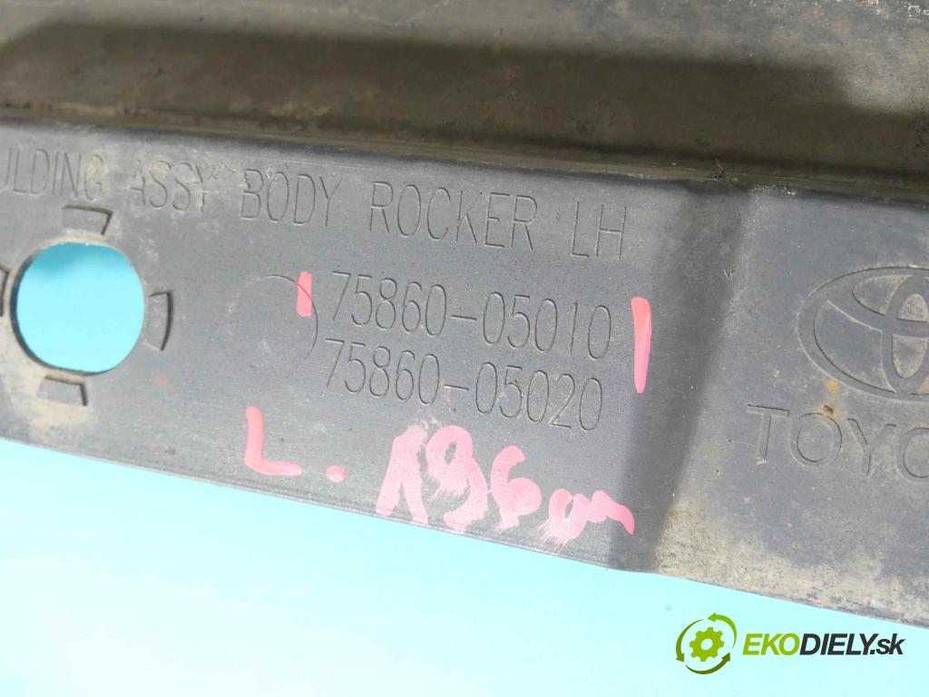 Toyota Avensis III T27 2009-2018 2.2 d4d 150 HP manual 110 kW 2231 cm3 4- lišta práh: ľavé 75860-05010 (Lišta prahová)