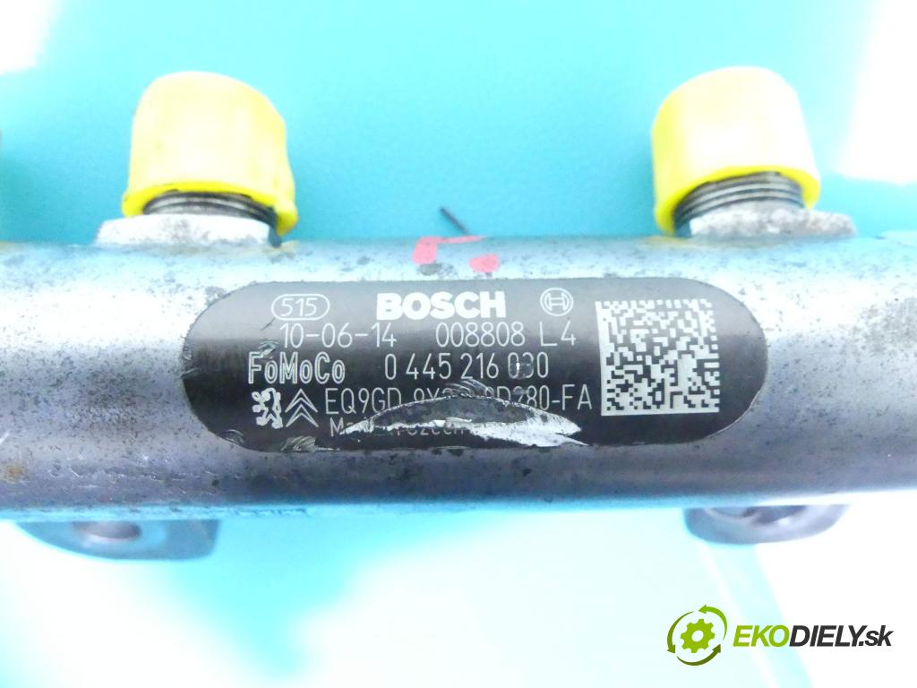 Jaguar XF I X250 2007-2015 3.0 TD V6 211KM automatic 155 kW 2993 cm3 4- lišta vstrekovacia 0445216030 (Vstrekovacie lišty)