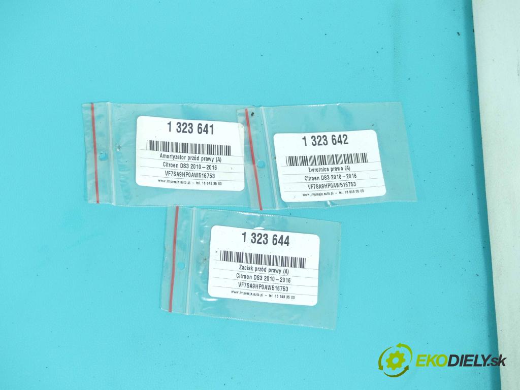 Citroen DS3 2010-2016 1.6 hdi 92 HP manual 68 kW 1560 cm3 3- náboj pravé  (Náboje)