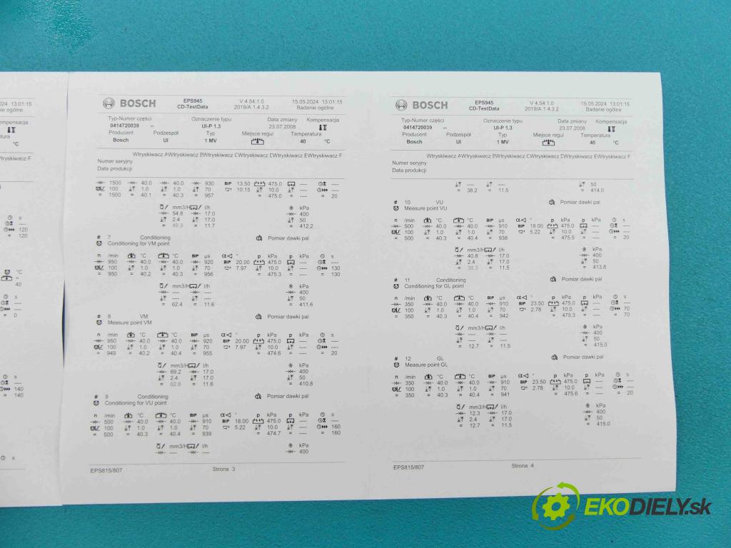 Ford Galaxy Mk1 1995-2006 1.9 tdi 116 HP manual 85 kW 1896 cm3 5- vstrekovacie čerpadlo 0414720039 (Vstrekovače)