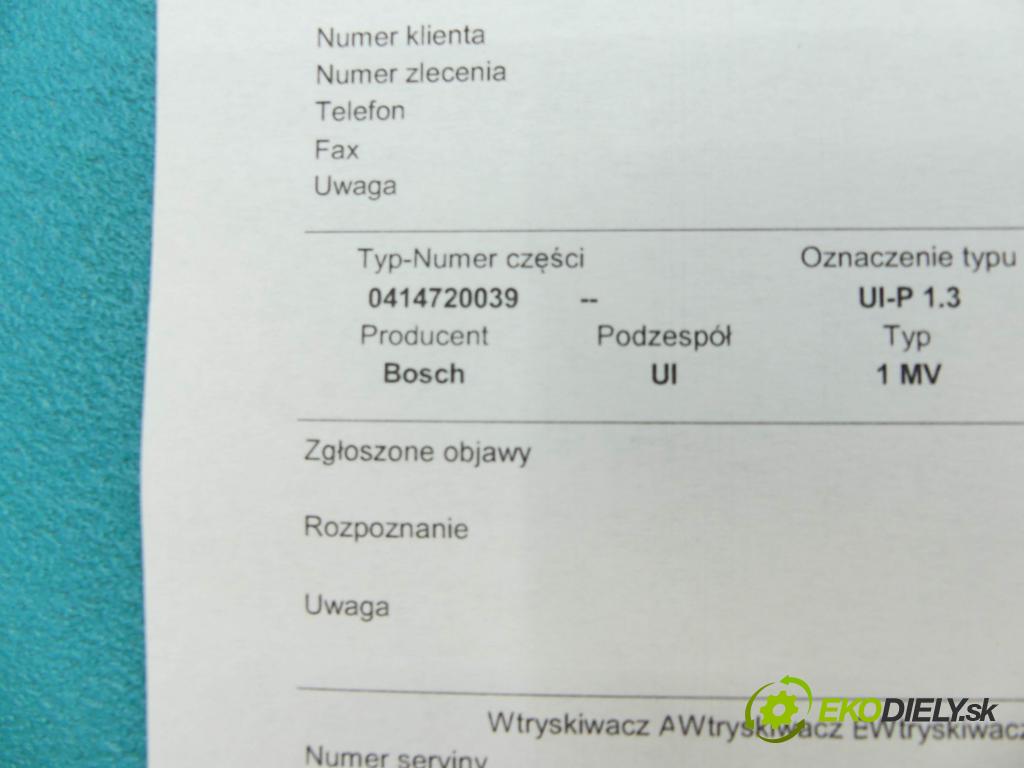 Ford Galaxy Mk1 1995-2006 1.9 tdi 116 HP manual 85 kW 1896 cm3 5- vstrekovacie čerpadlo 0414720039 (Vstrekovače)