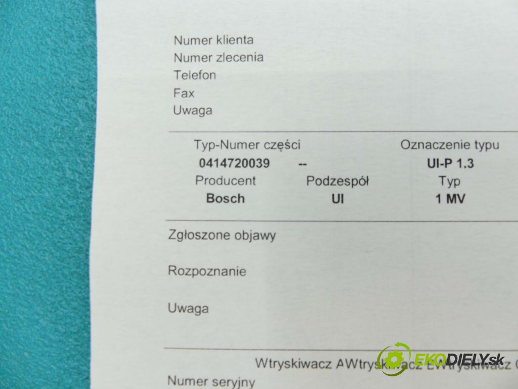 Ford Galaxy Mk1 1995-2006 1.9 tdi 116 HP manual 85 kW 1896 cm3 5- vstrekovacie čerpadlo 0414720039 (Vstrekovače)