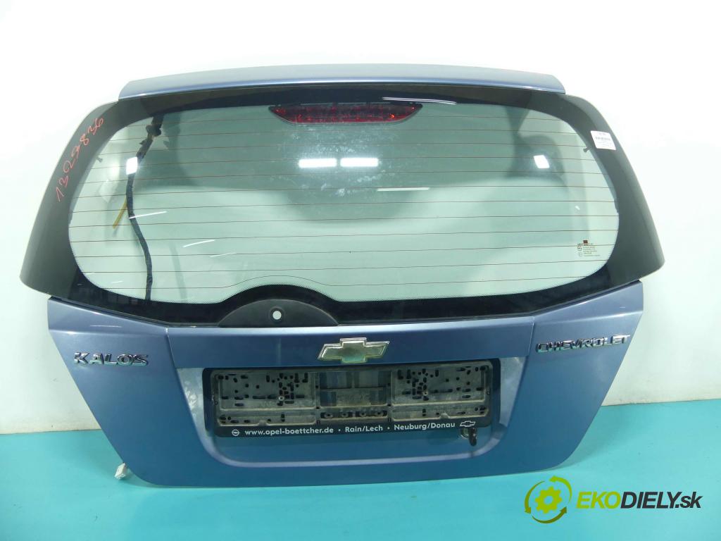 Chevrolet Aveo T200 2003-2008 1,2.0 8v 72 hp manual 53 kW 1150 cm3 5- zadní kufrové dveře  (Zadní kapoty)